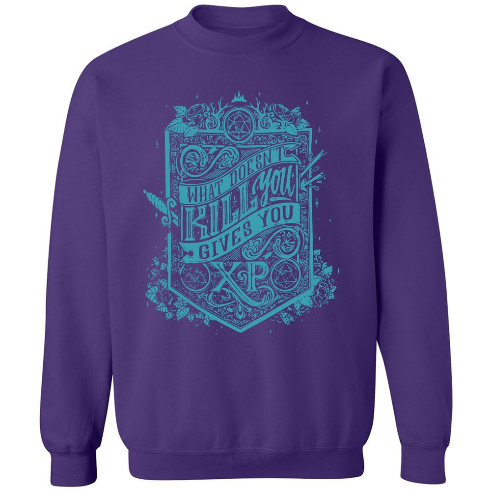 What Doesn't Kill You Gives You XP Classic Unisex Sweatshirt - Purple - 6