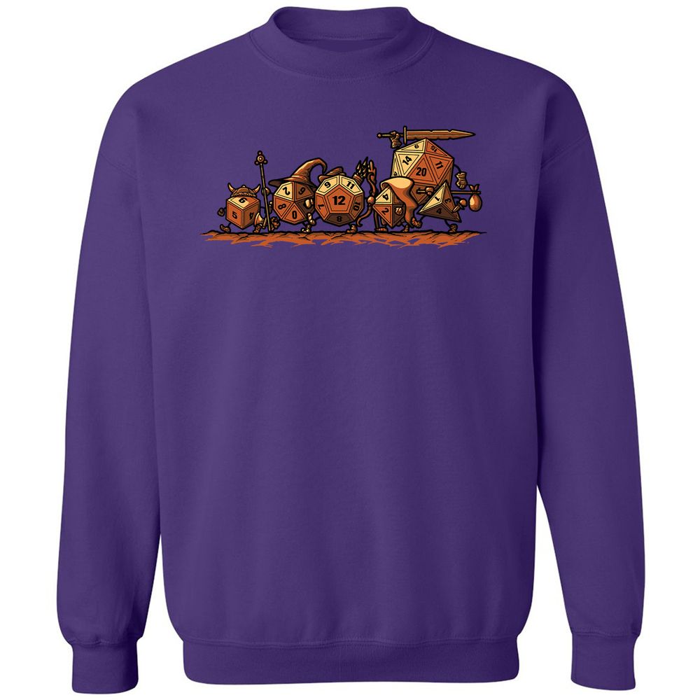 Fellowship Of The Dices Classic Unisex Sweatshirt - Purple - 6