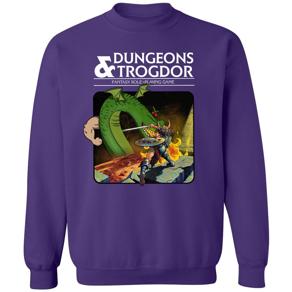 Trogdor Classic Unisex Sweatshirt - Purple - 6