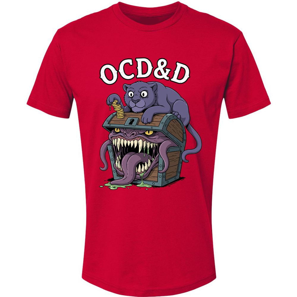 OCD&D Premium Unisex T-Shirt - Red - 6
