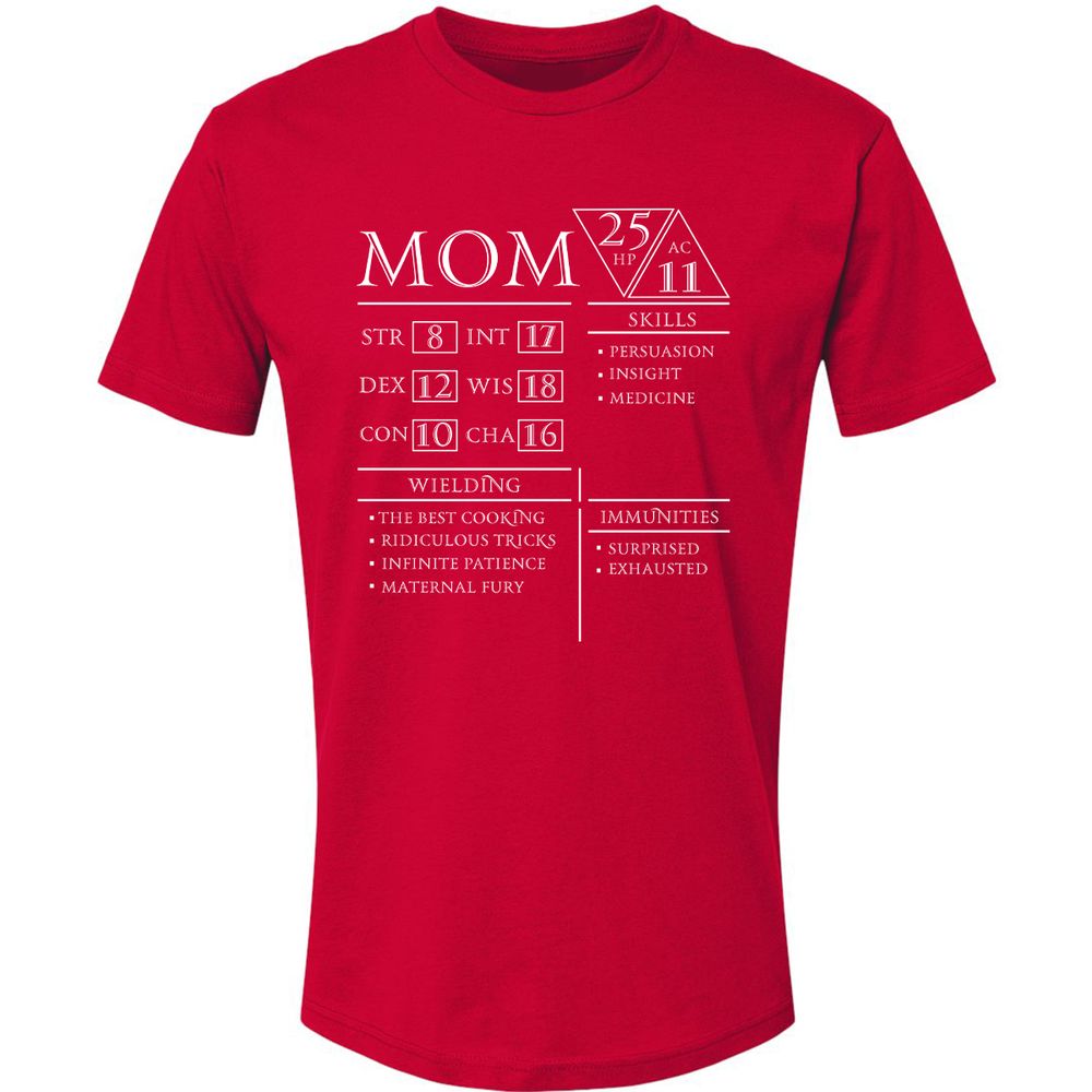 Mom Stats - Red - 6