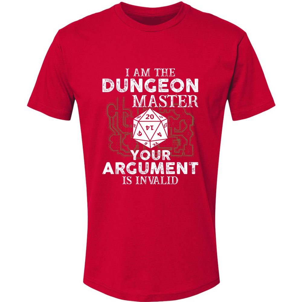 I Am the Dungeon Master – Your Argument Is Invalid - Red - 6