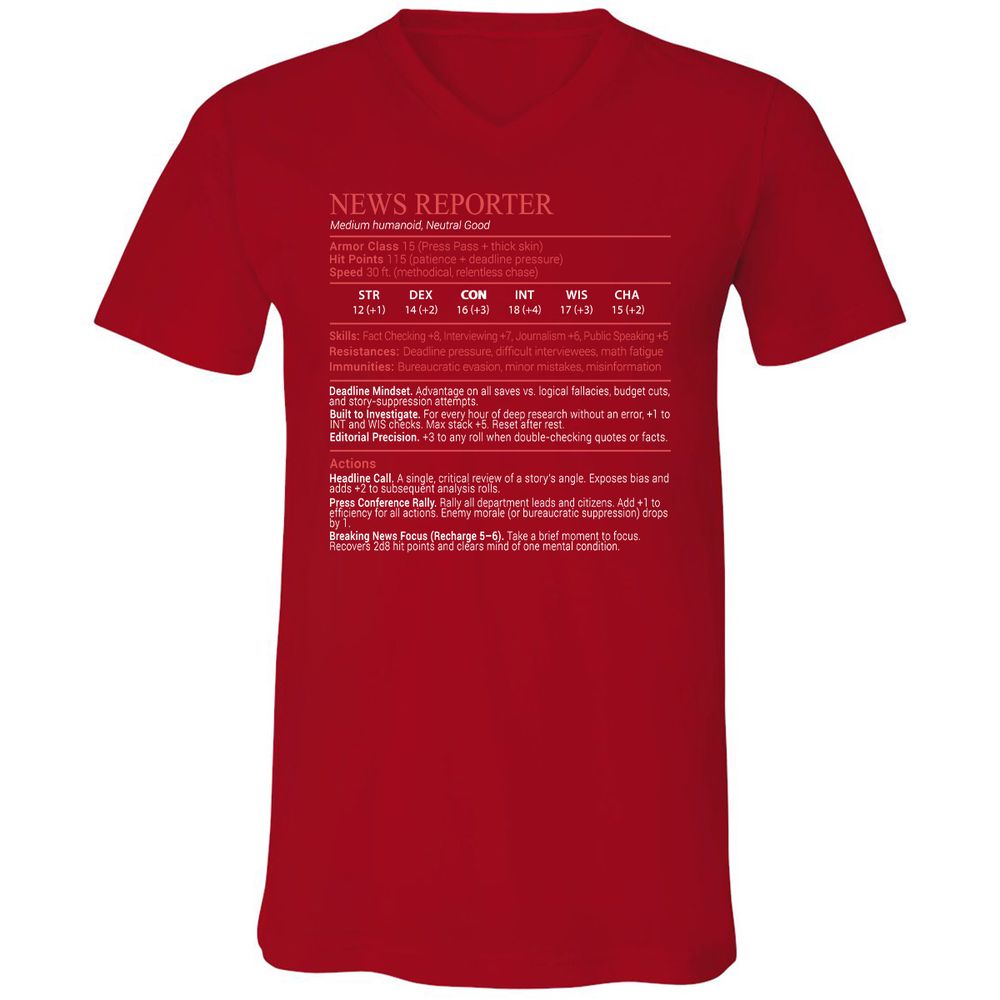 News Reporter Stats Block - Red - 6