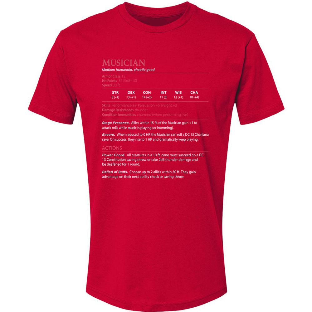 Musician Stats - Red - 6
