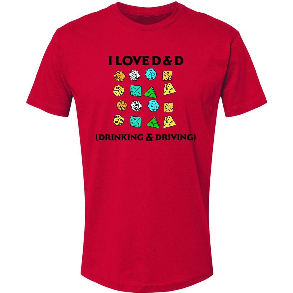 Drinking & Driving Premium Unisex T-Shirt - Red - 6