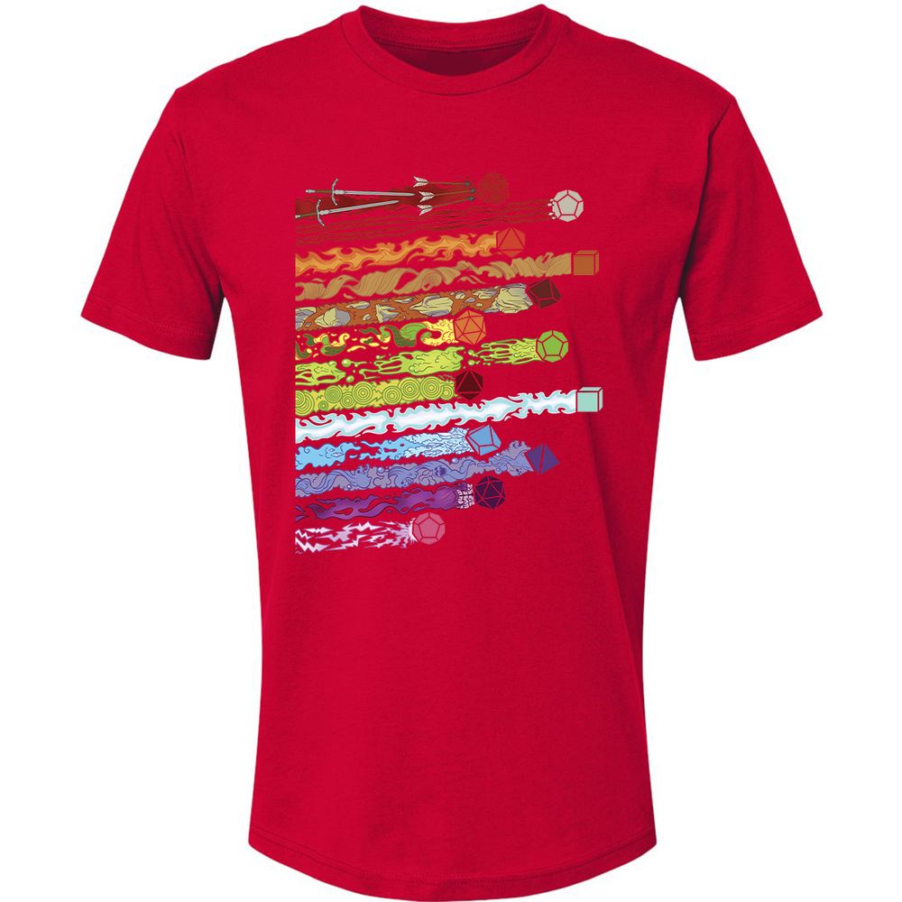 Damage Dices Premium Unisex T-Shirt - Red - 6