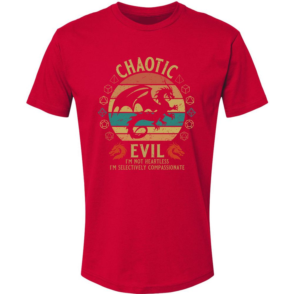 Chaotic Evil Premium Unisex T-Shirt - Red - 6