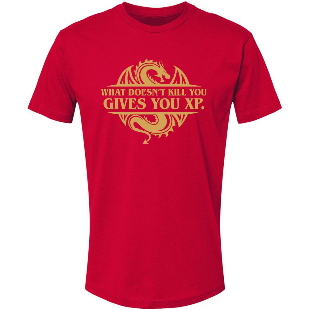What Doesn't Kill You Gives You XP Premium Unisex T-Shirt - Red - 6