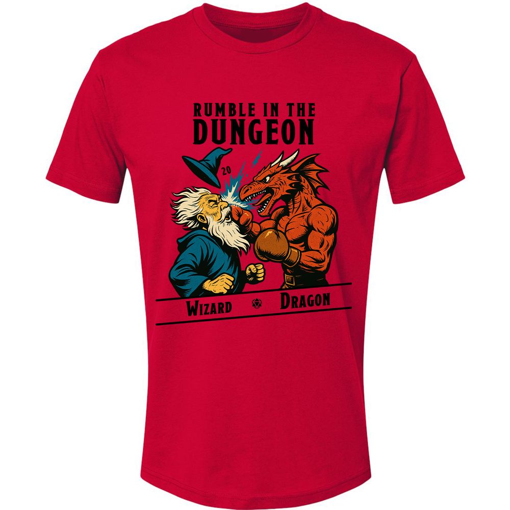 Rumble in the Dungeon Premium Unisex T-Shirt - Red - 6