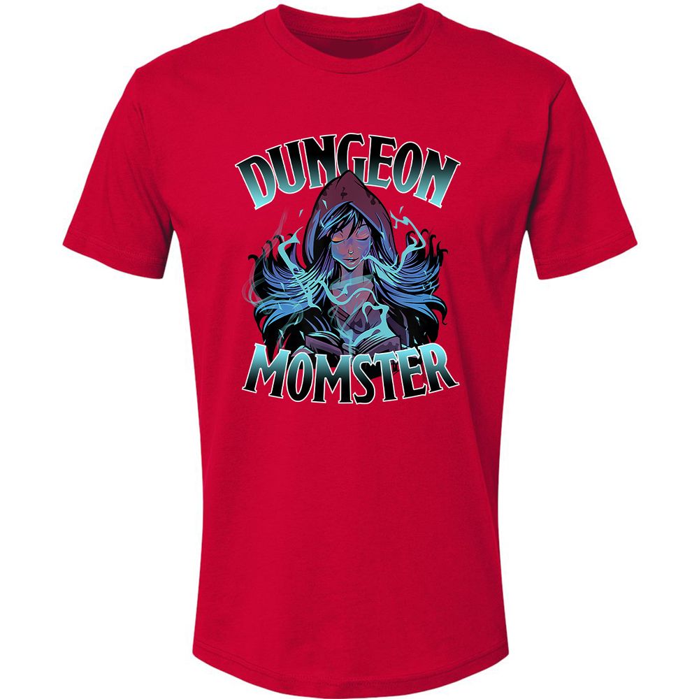 Dungeon Momster Premium Unisex T-Shirt - Red - 6