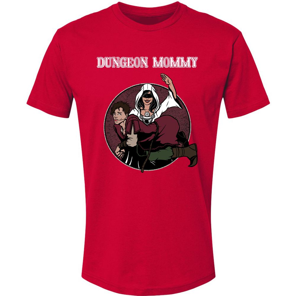 Dominant Dungeon Mommy Premium Unisex T-Shirt - Red - 6
