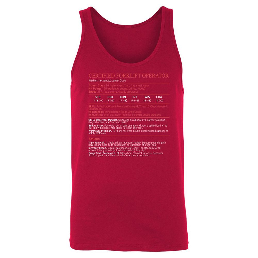 Certified Forklift Operator Stats Block - Red - 6
