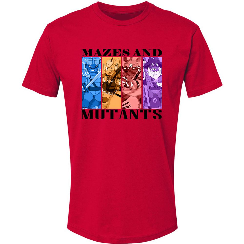 Mazes & Mutants Premium Unisex T-Shirt - Red - 6