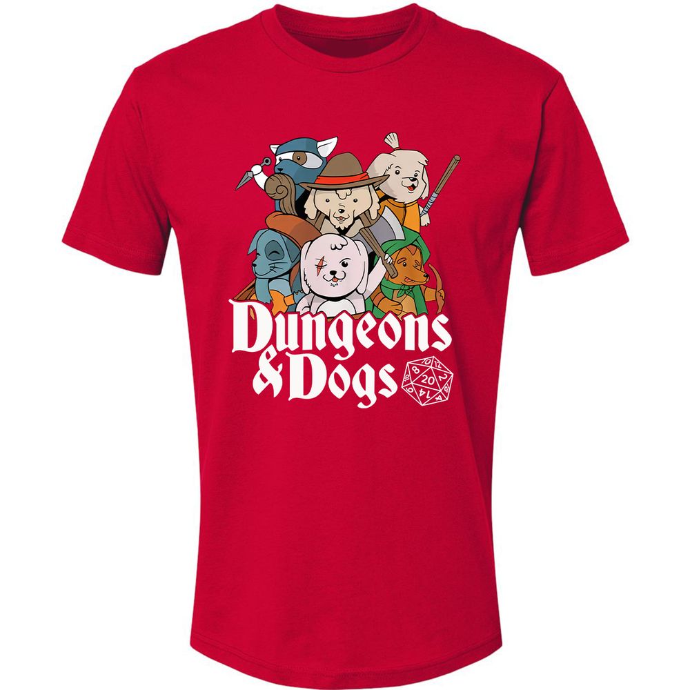 Dungeons & Dogs Premium Unisex T-Shirt - Red - 6