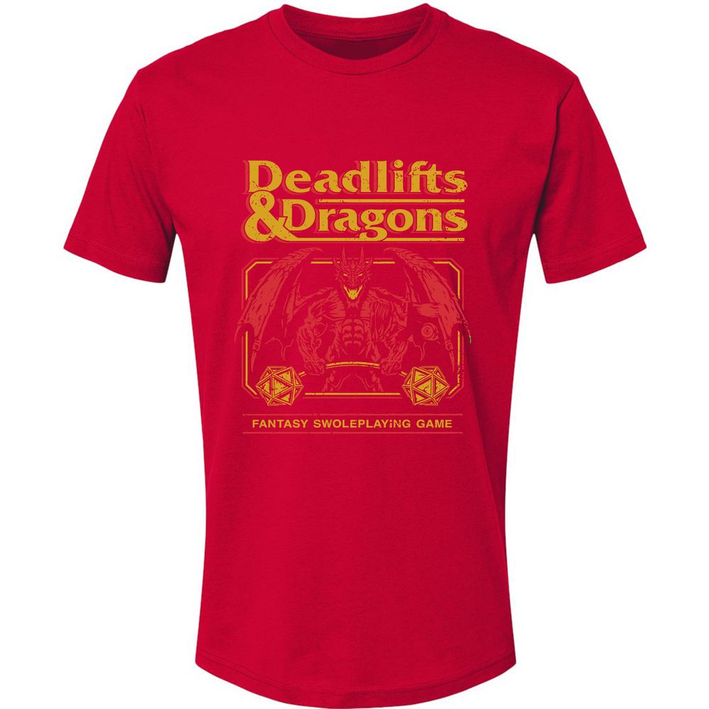Deadlifts & Dragons - Red - 6