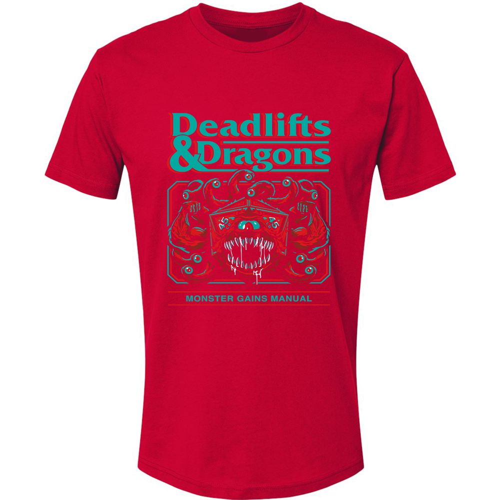 Deadlifts & Dragons Beholder - Red - 6