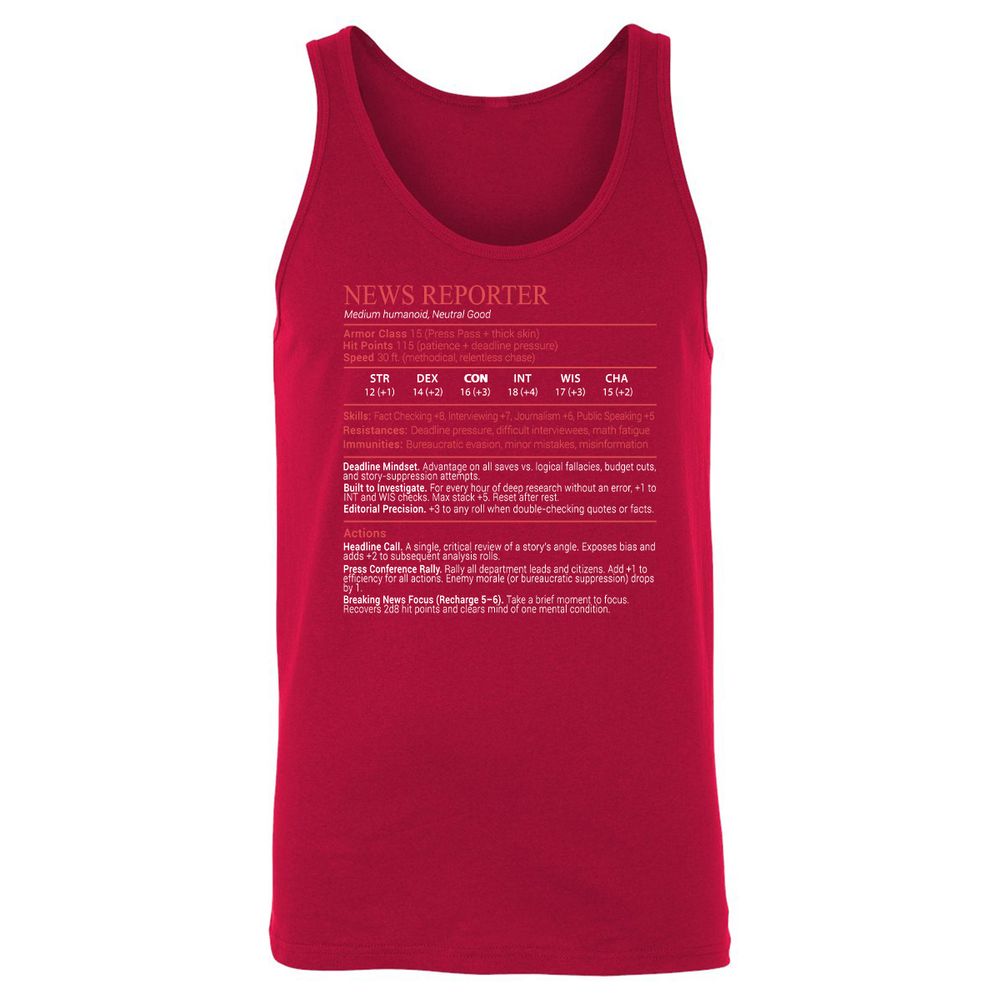 News Reporter Stats Block - Red - 6