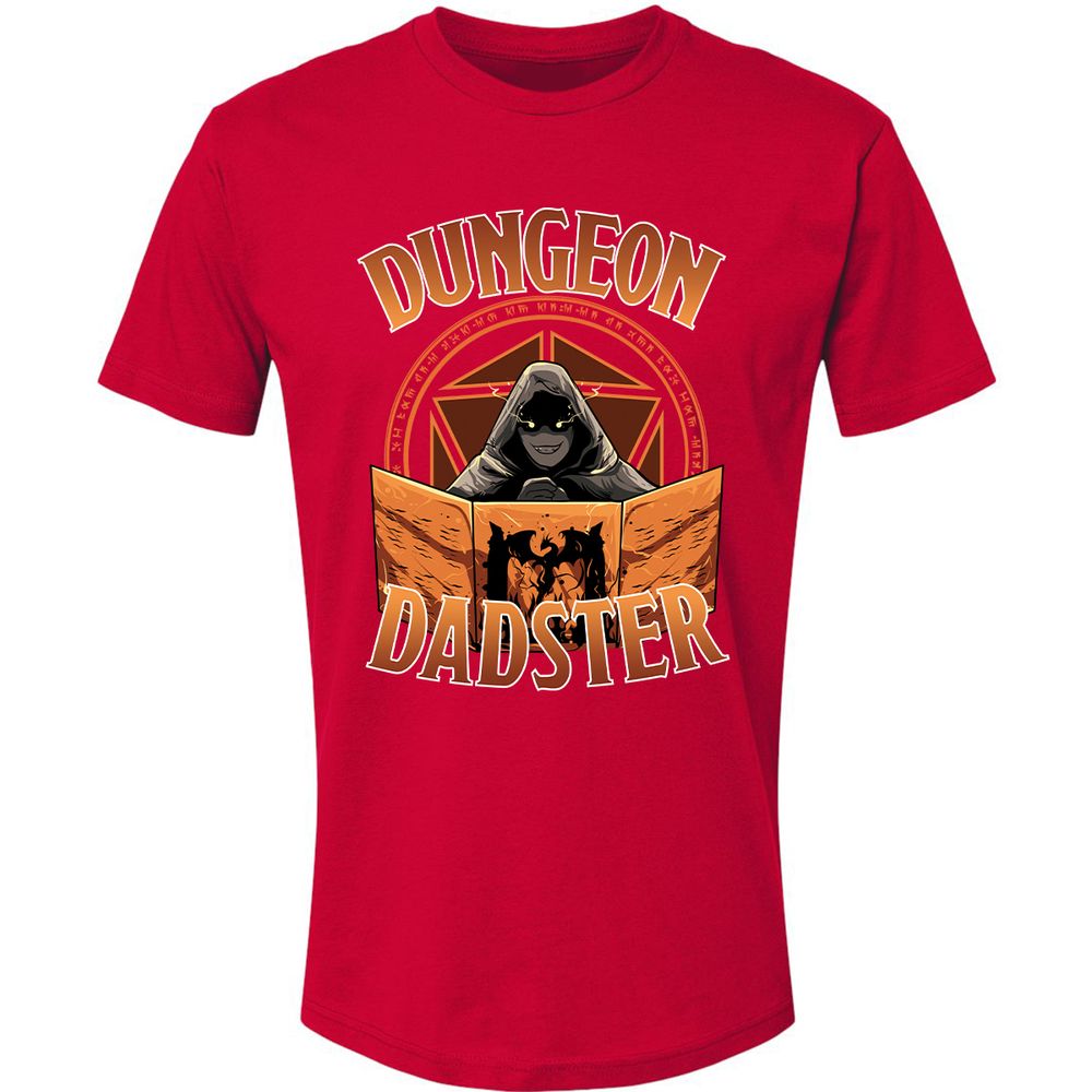 Dungeon Dadster Premium Unisex T-Shirt - Red - 6