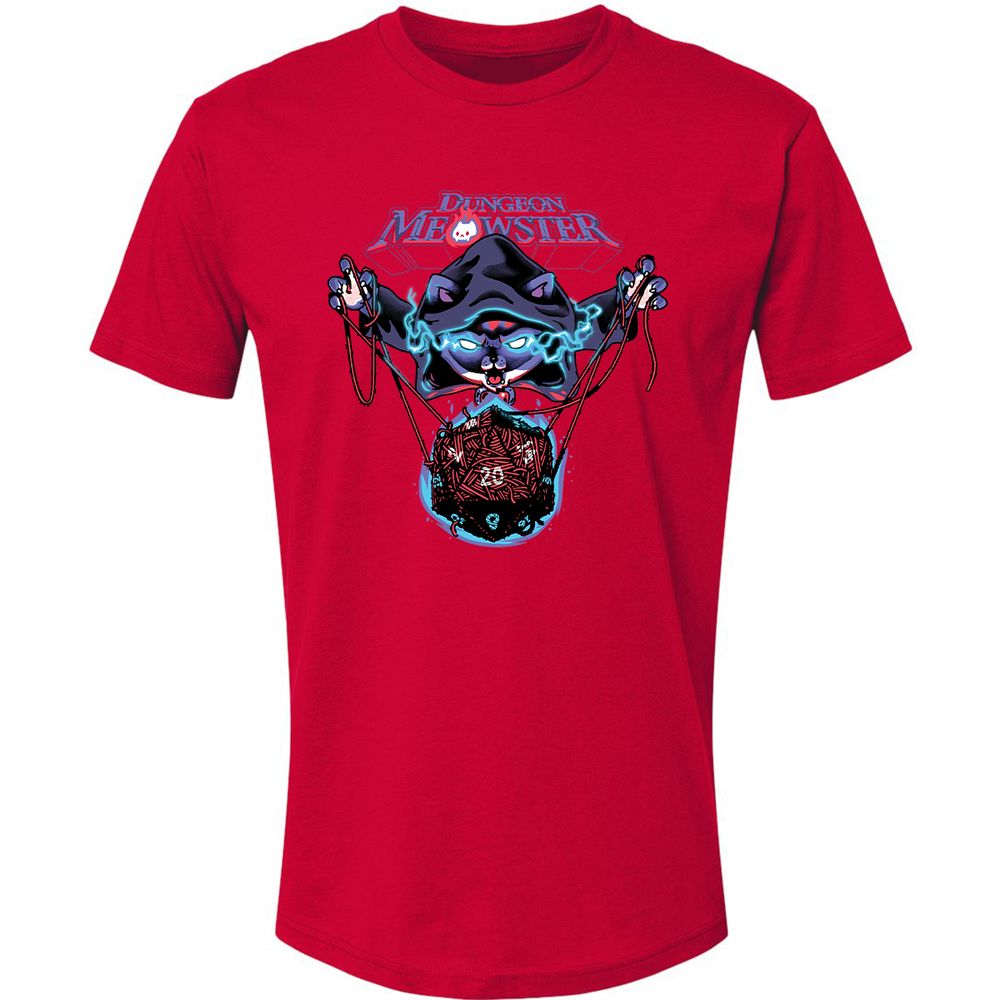 Dungeon Meowster Premium Unisex T-Shirt - Red - 6