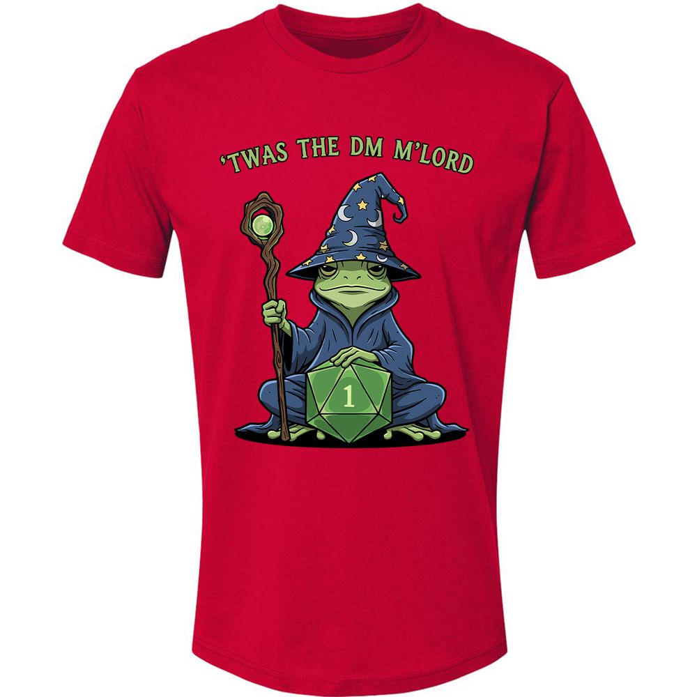 Twas the DM M’lord Premium Unisex T-Shirt - Red - 6