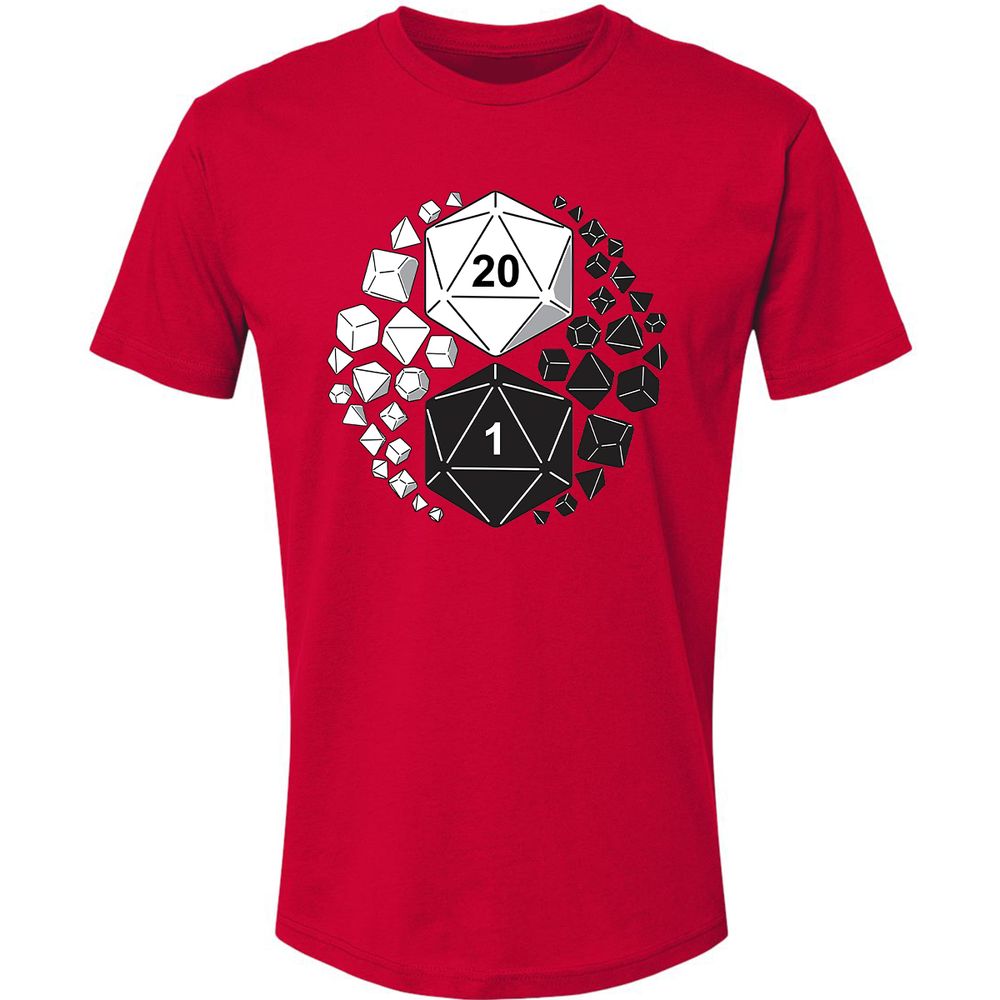 Gaming Yin Yang Premium Unisex T-Shirt - Red - 6
