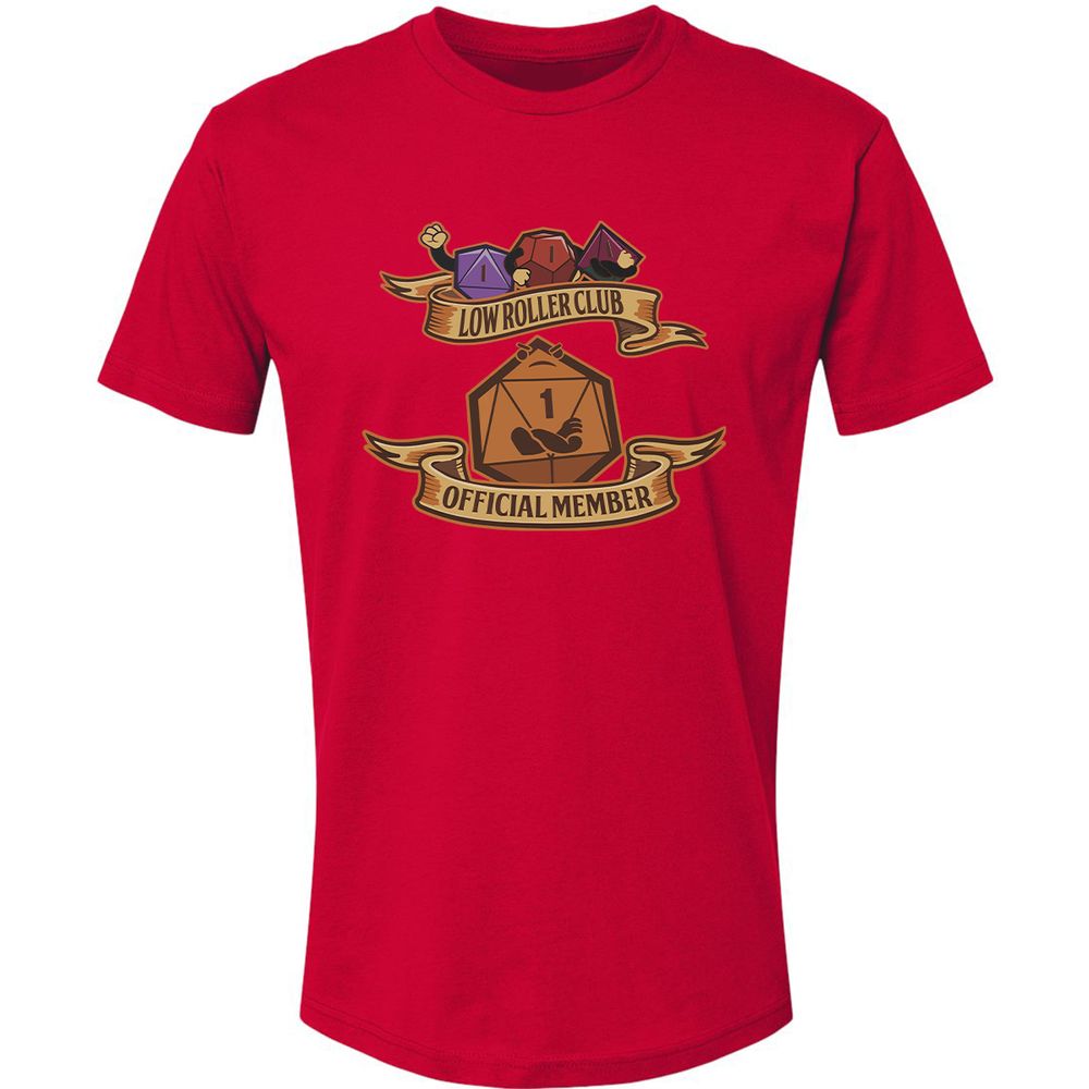 Low Roller Club Premium Unisex T-Shirt - Red - 6