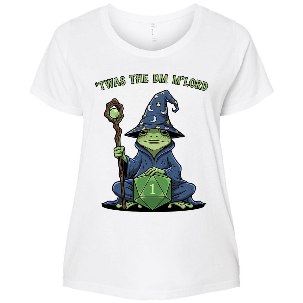 Twas the DM M’lord Ladies Curvy Jersey - White - 6