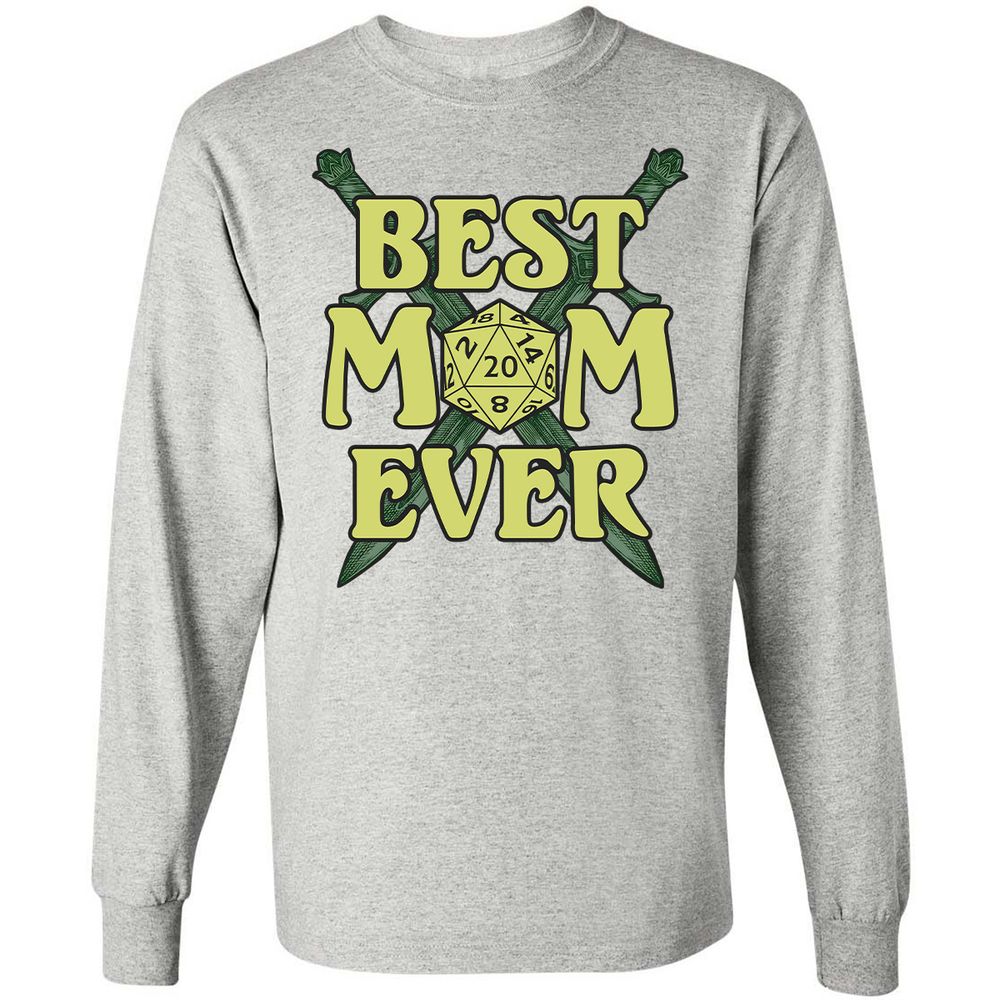 Best Mom Ever Long Sleeve T-Shirt - Ash - 7