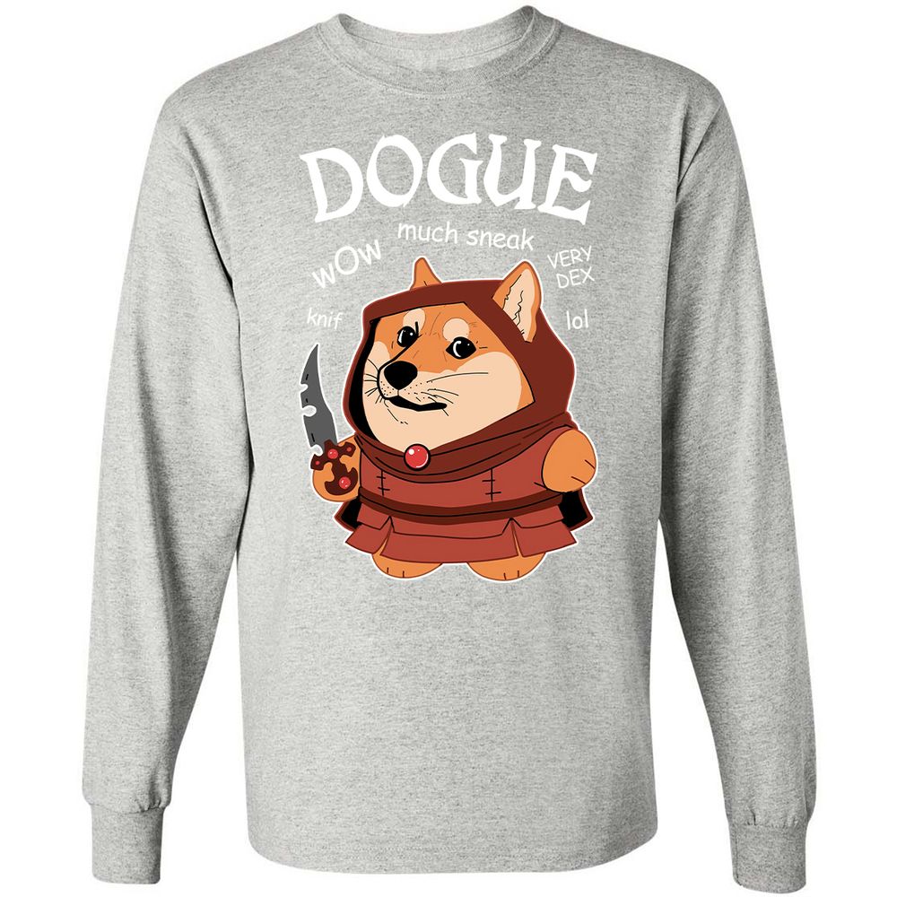Dogue Class Long Sleeve T-Shirt - Ash - 7