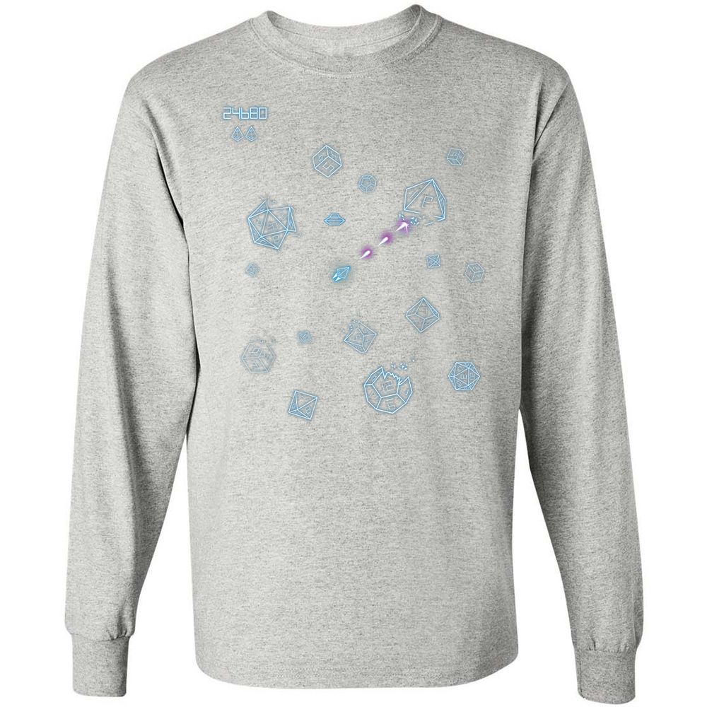 The Dices Game Long Sleeve T-Shirt - Ash - 7