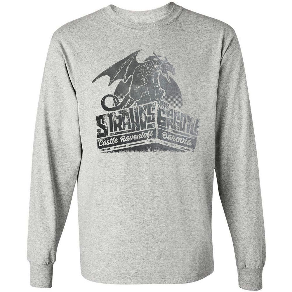 Strahd’s Gargoyle Long Sleeve T-Shirt - Ash - 7