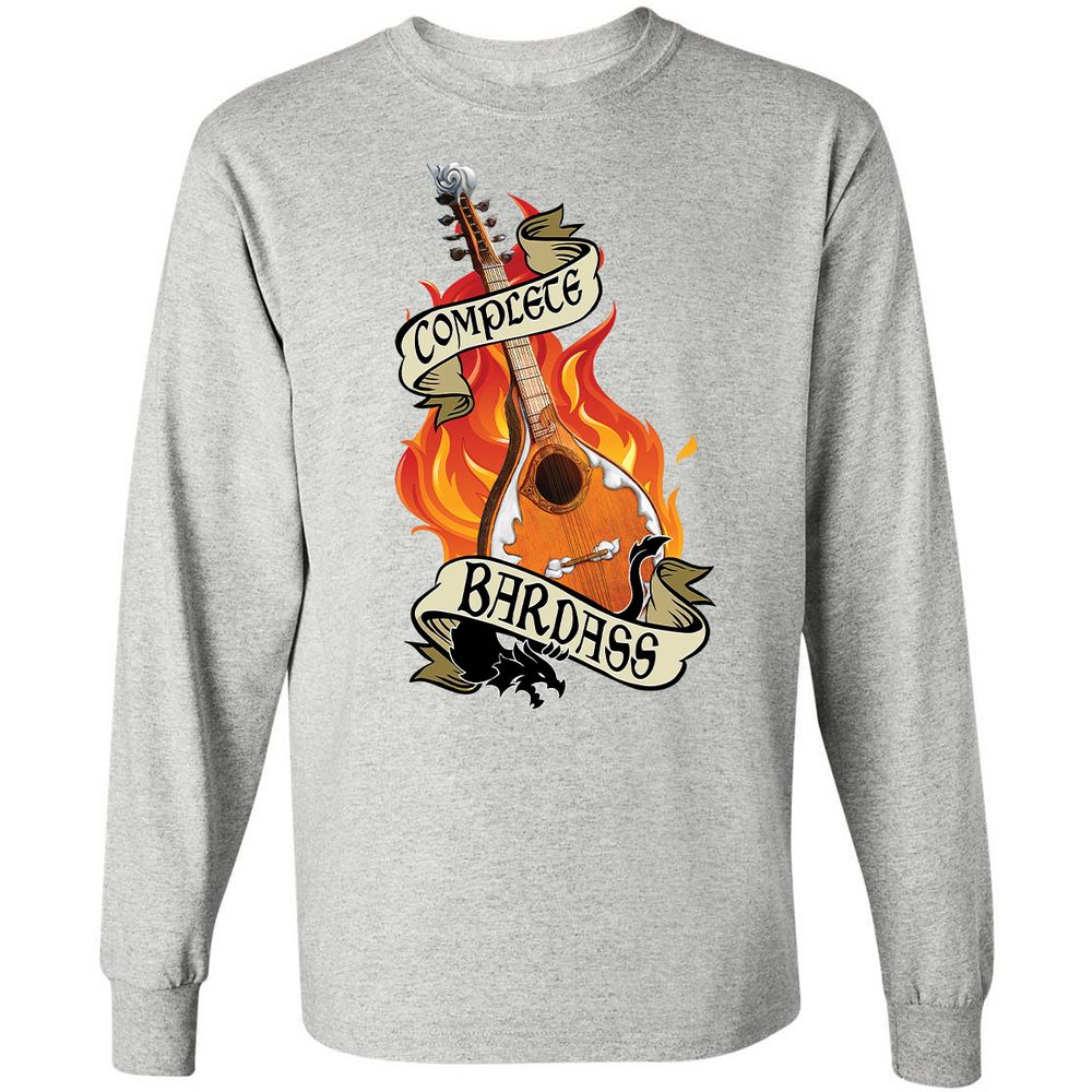 Complete Bardass Long Sleeve T-Shirt - Ash - 7
