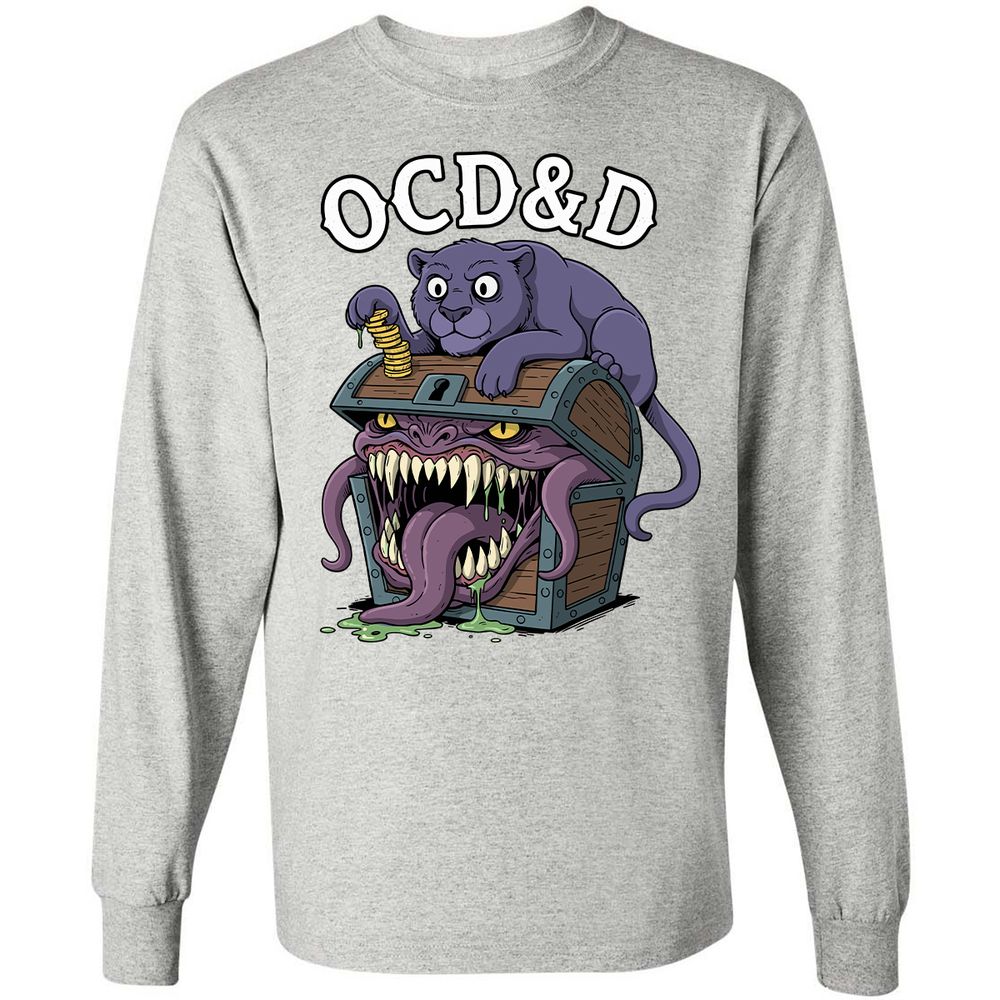 OCD&D Long Sleeve T-Shirt - Ash - 7