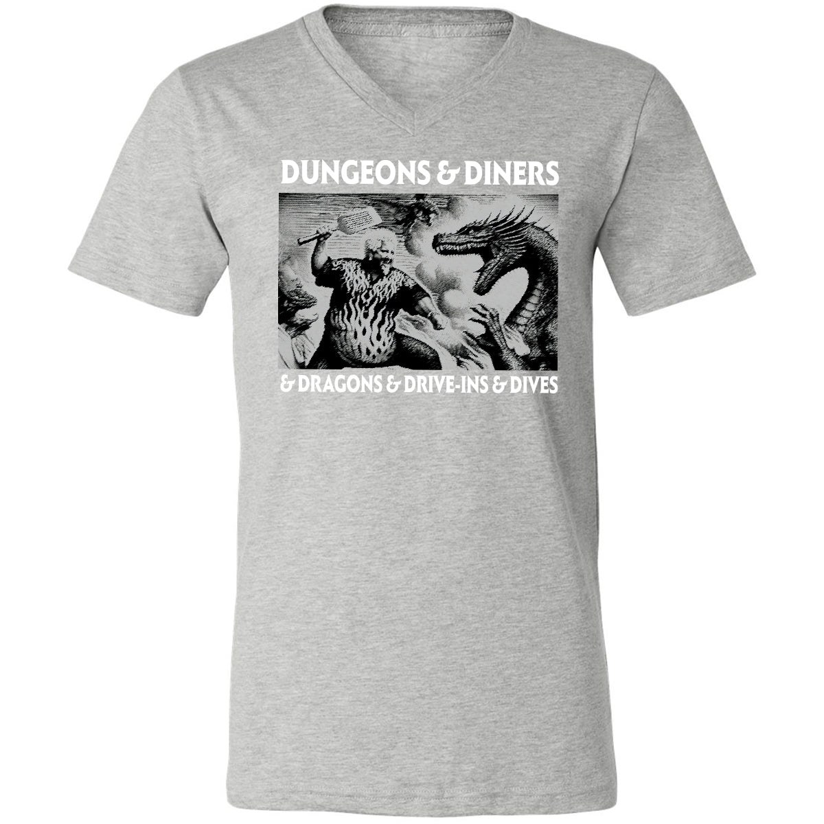 Dungeons & Diners - Athletic Heather - 7