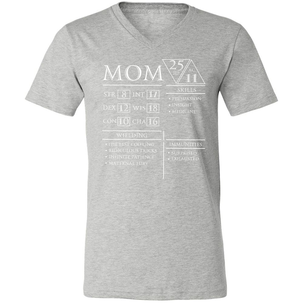 Mom Stats - Athletic Heather - 7