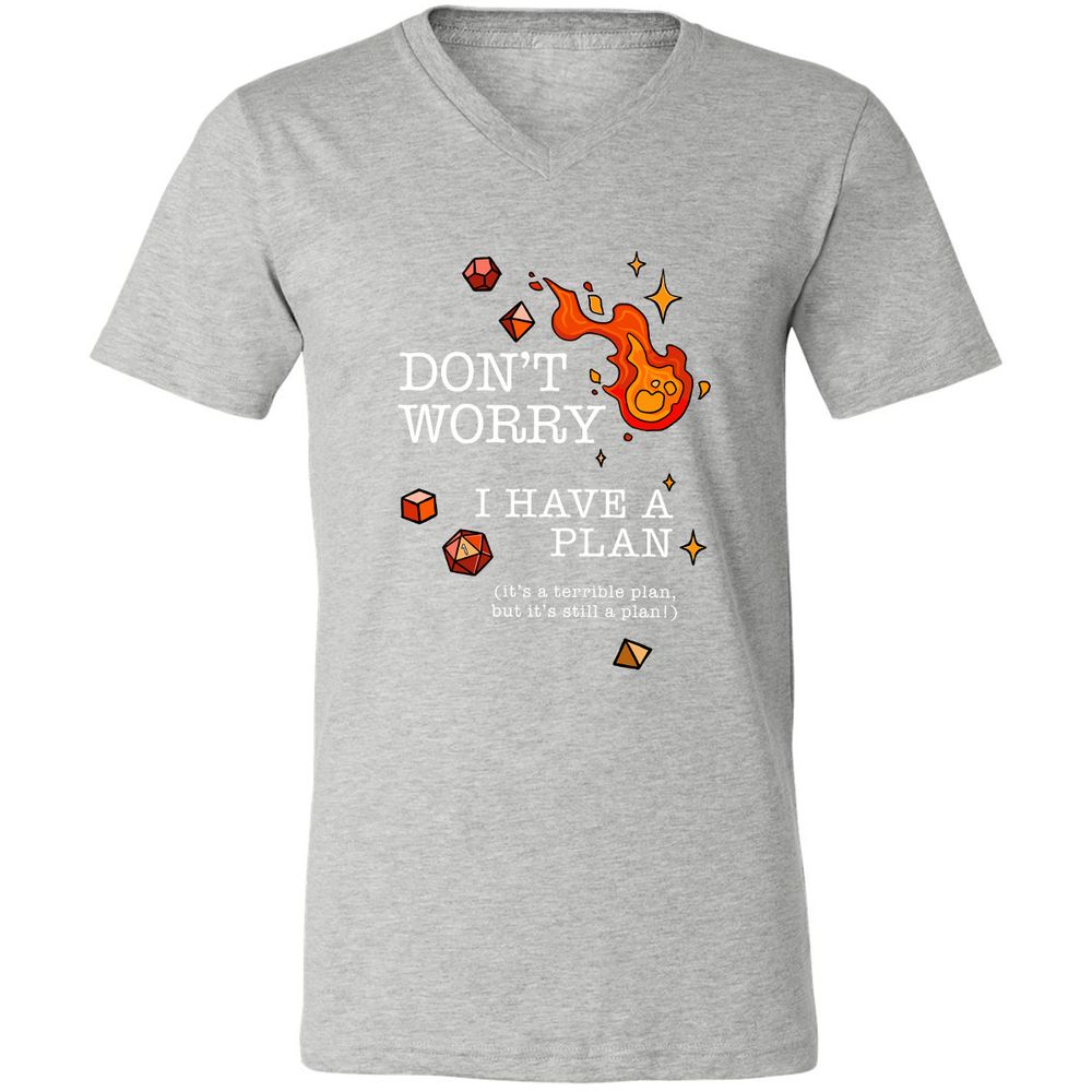 Don’t Worry I Have a Plan - Athletic Heather - 7