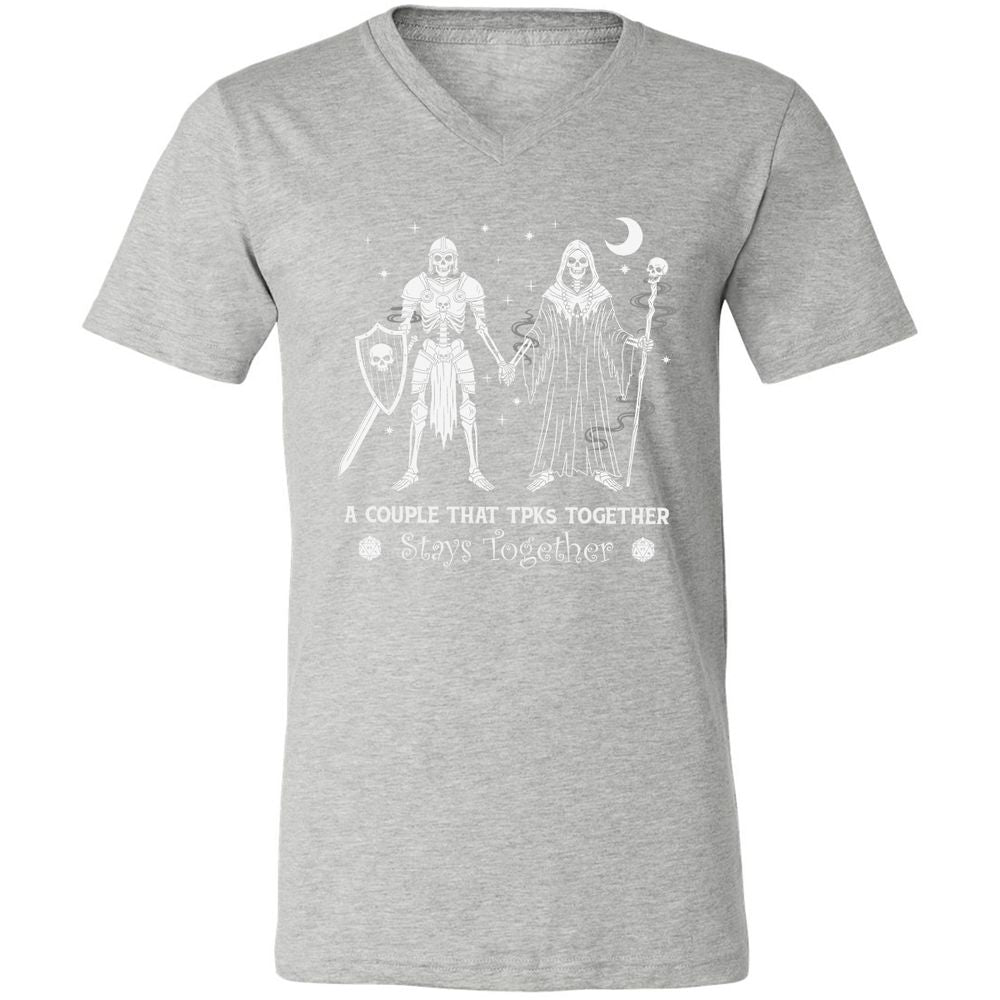 TPK Love – Skeleton Couple - Athletic Heather - 7