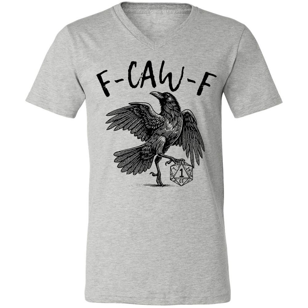 Unisex V-Neck T-Shirt - White - Athletic Heather - 7