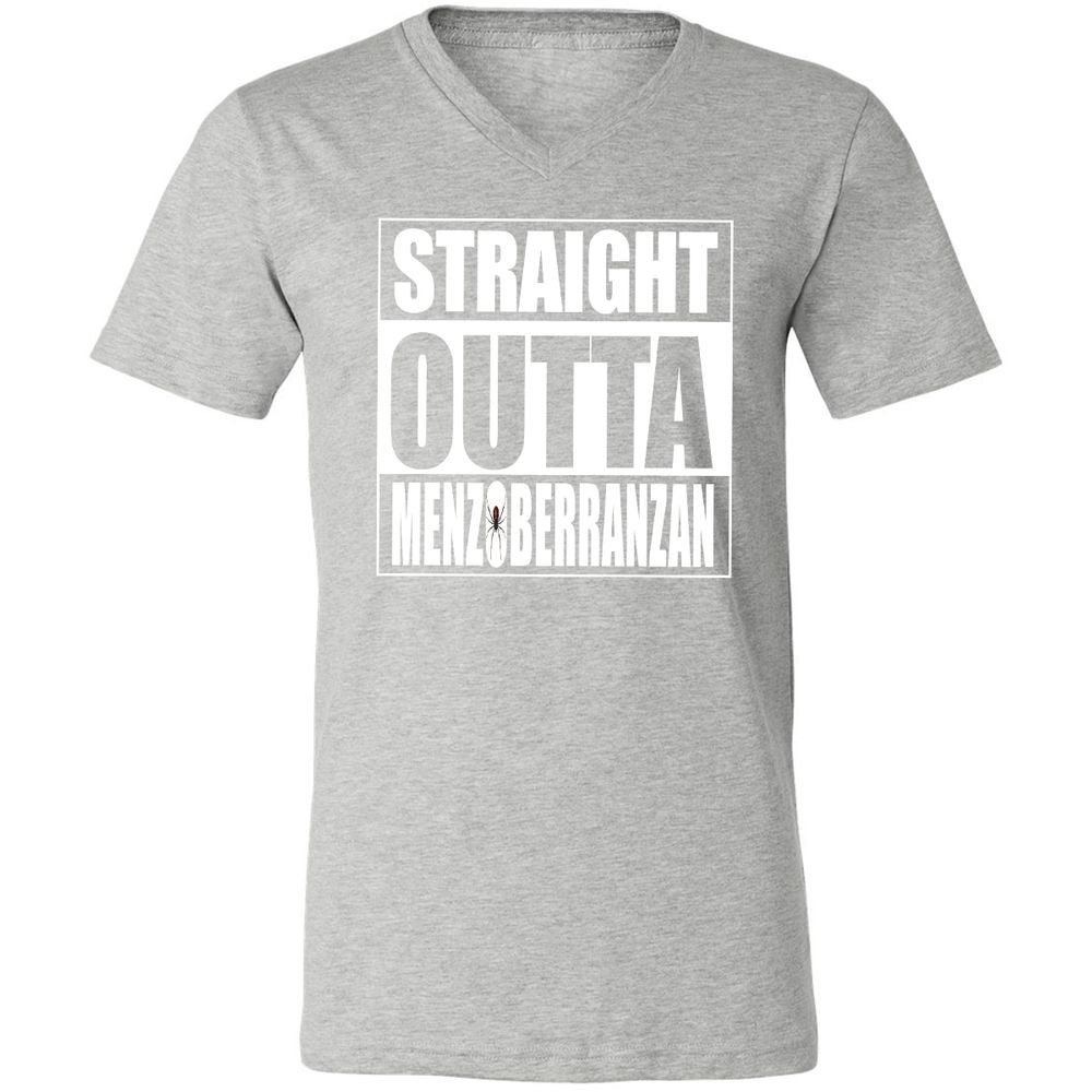 Straight Outta Menzoberranzan Unisex V-Neck T-Shirt - Athletic Heather - 7