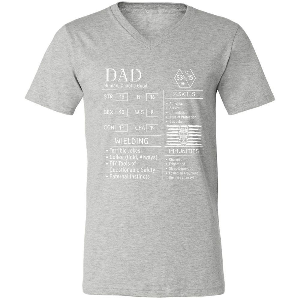 Dad Stats New - Athletic Heather - 7