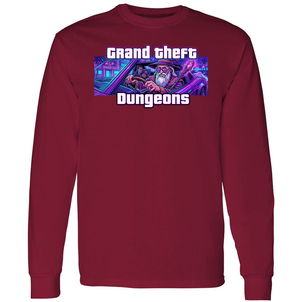 Grand Theft Dungeons Miami - Cardinal Red - 7