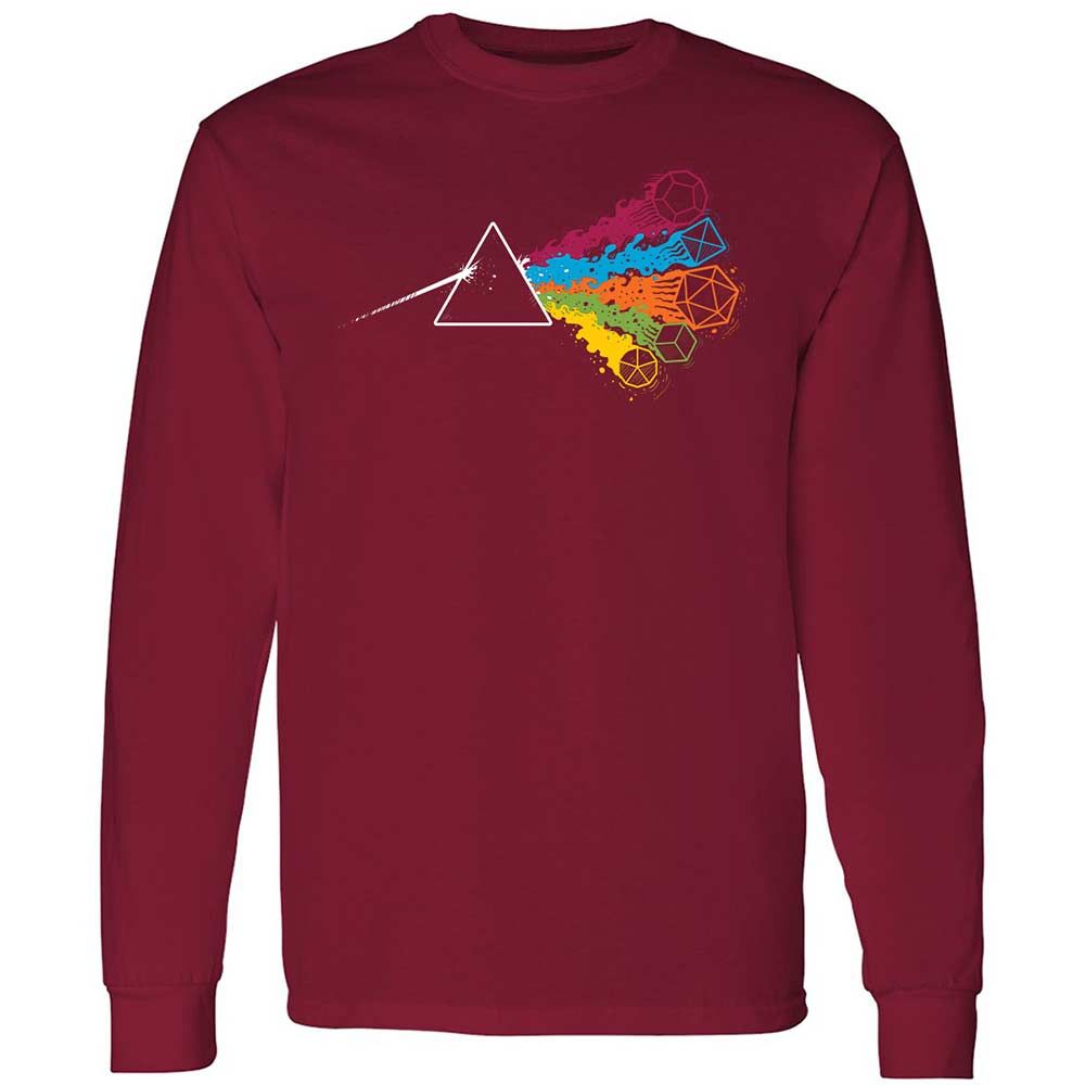 Dark Side Of The Dices Long Sleeve T-Shirt - Cardinal Red - 7