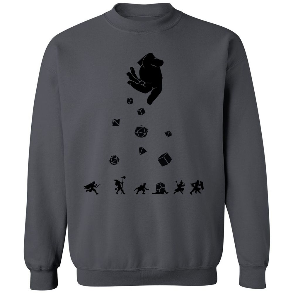 Rocks Fall, Everyone Dice Classic Unisex Sweatshirt - Charcoal - 7