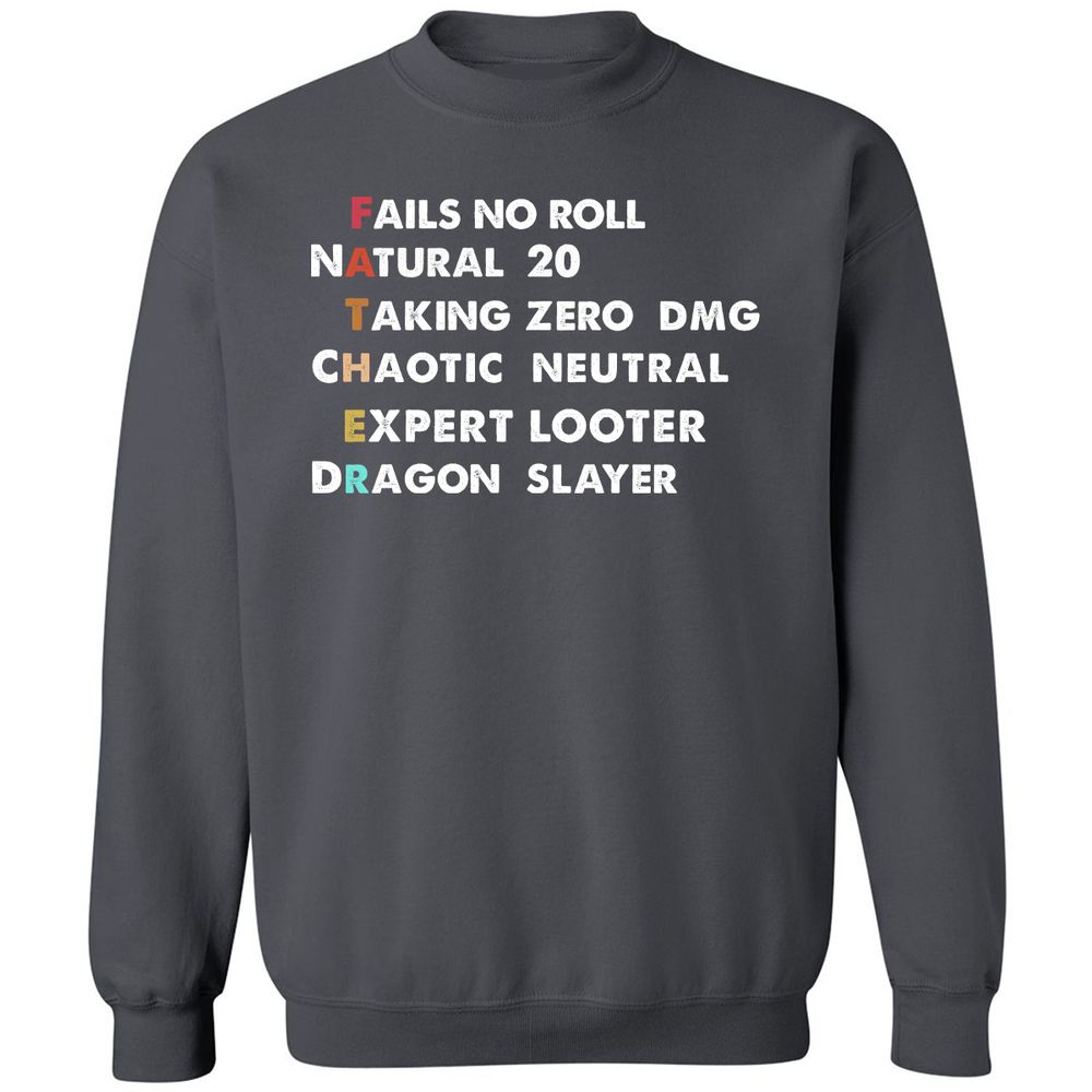 Father D&D Classic Unisex Sweatshirt - Charcoal - 7