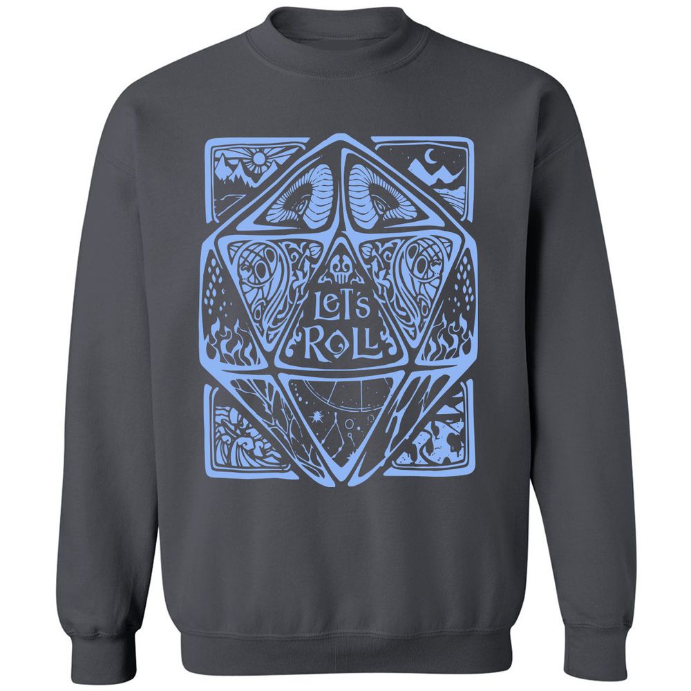 Let's Roll Classic Unisex Sweatshirt - Charcoal - 7