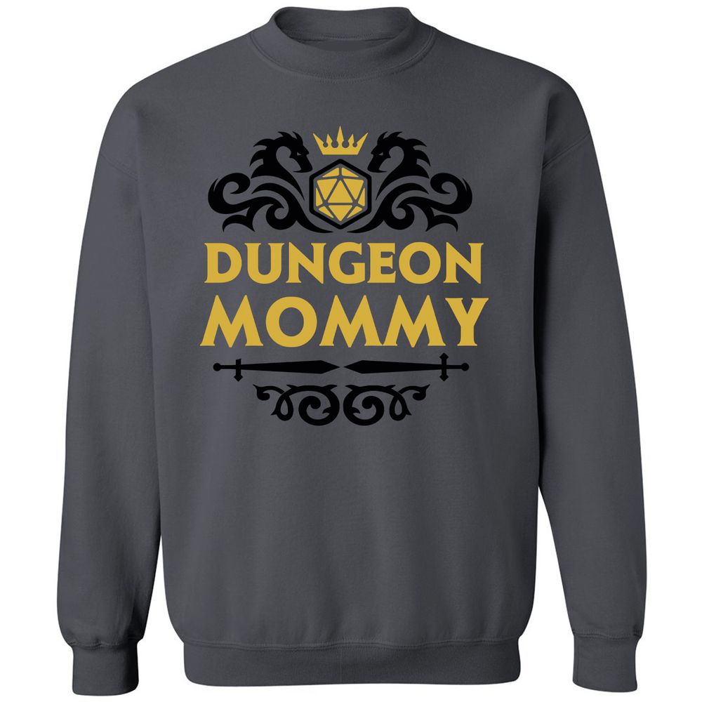 Dungeon Mommy Classic Unisex Sweatshirt - Charcoal - 7