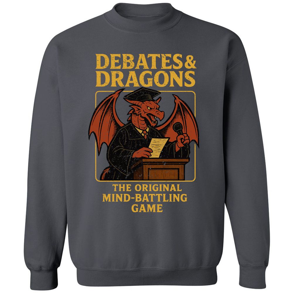 Debates & Dragons Classic Unisex Sweatshirt - Charcoal - 7