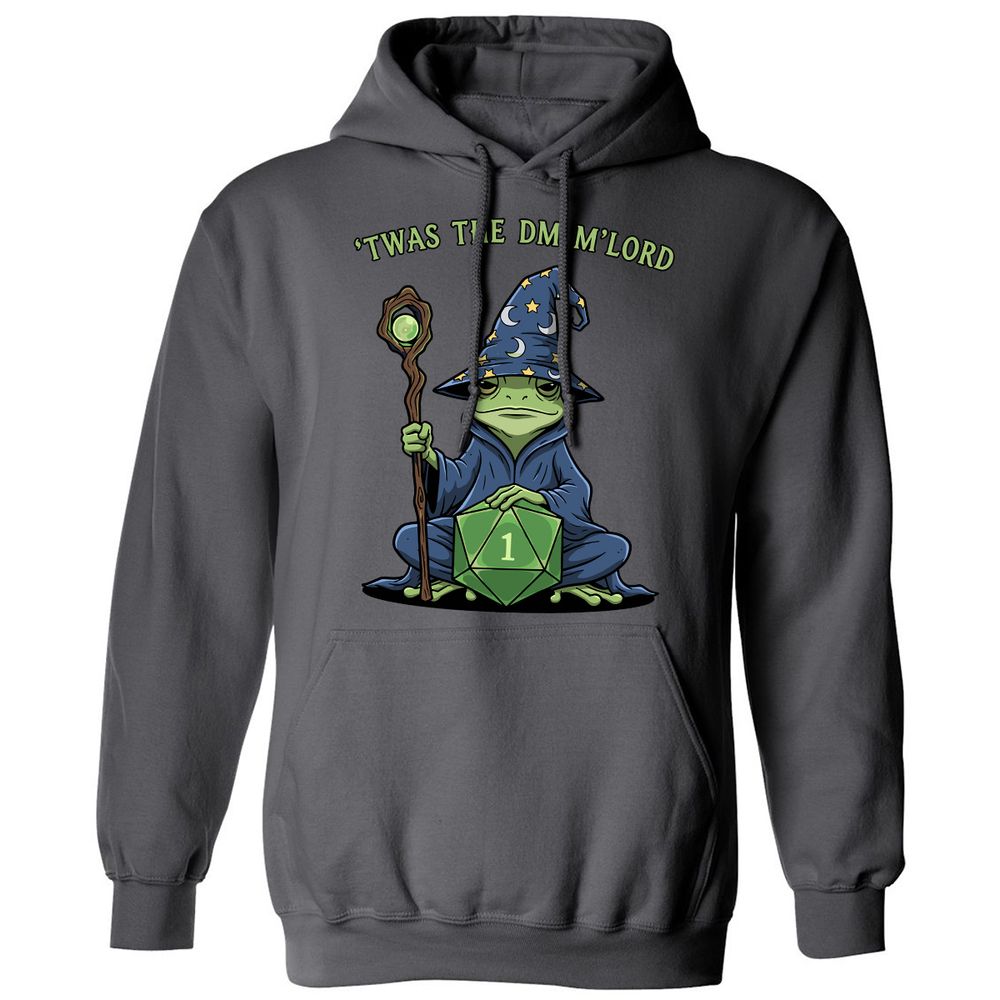 Twas the DM M’lord Classic Unisex Hoodie - Charcoal - 7