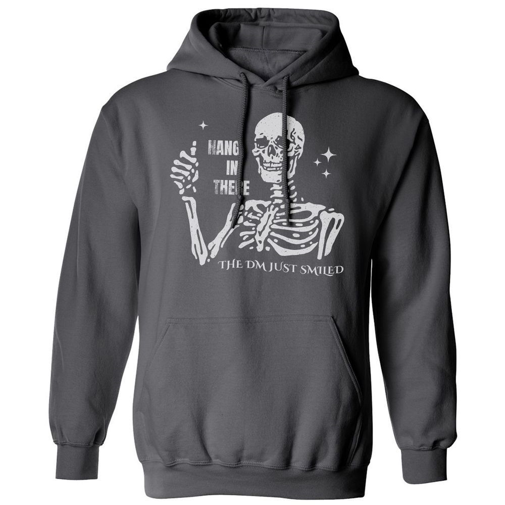 Hang In There – The DM Just Smiled Skeleton - Charcoal - 7