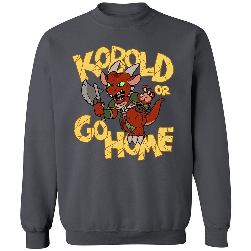 Kobold Or Go Home Classic Unisex Sweatshirt - Charcoal - 7